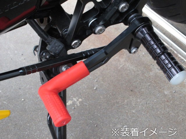 シフトペダルカバー チェンジペダルカバー ブラック 汎用 シフトガード カスタム 傷防止_画像3