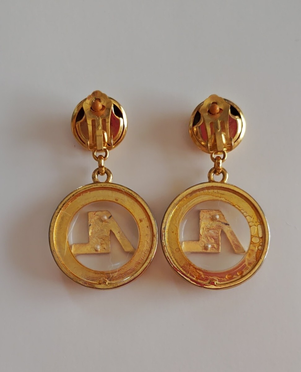 アンドレルチアーノANDRE LUCIANO☆ゴールドイヤリング☆クリップタイプ☆ヴィンテージ☆未使用/超美品_画像2