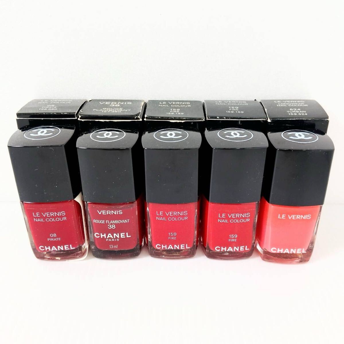 未使用品 CHANEL LE VERNIS NAIL CLOUR 524 159 38 08まとめ13ml ヴェルニ ネイルエナメル レディース コスメ フランス シャネル_画像1