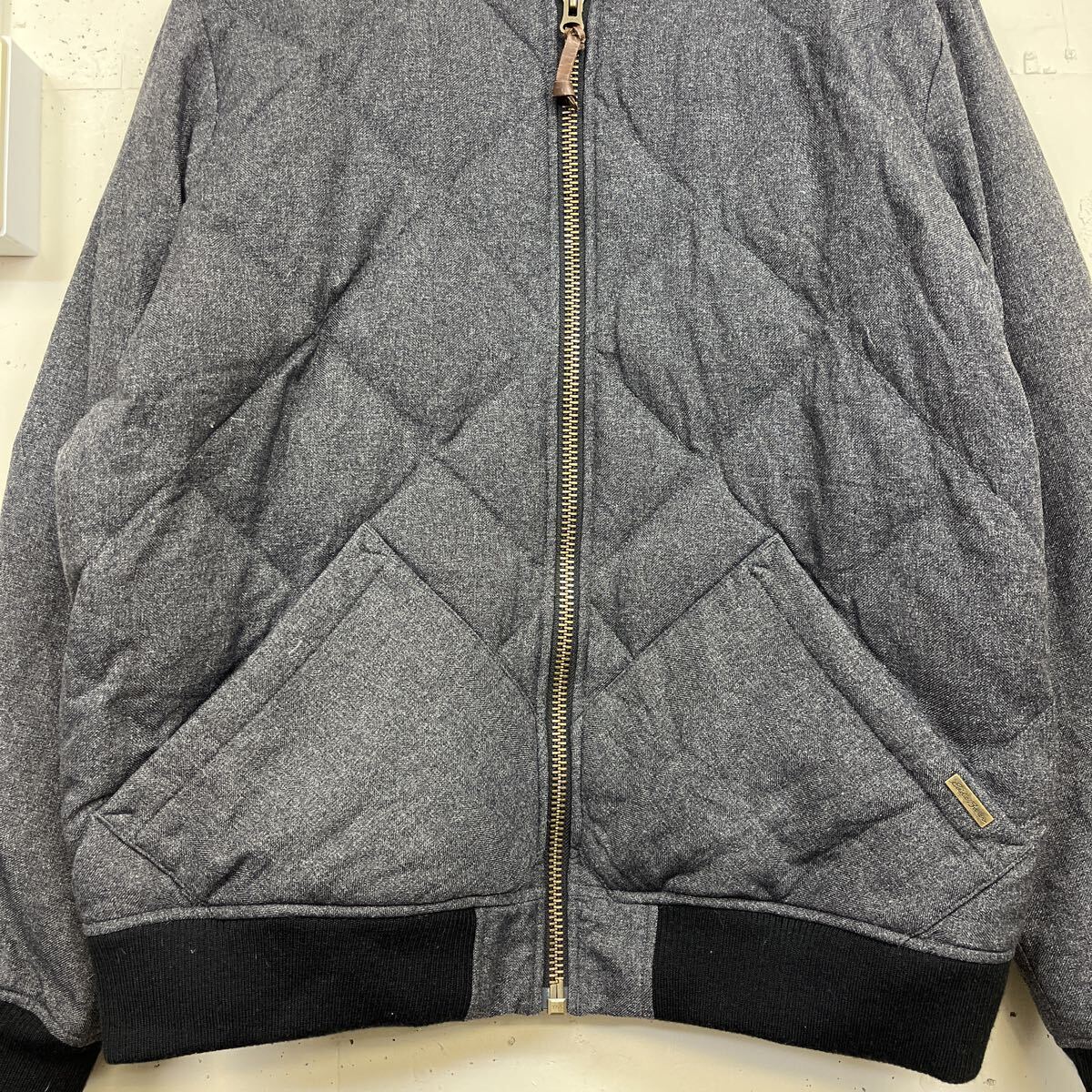 Eddie Bauer エディーバウアー ウール スカイライナー ジャケット ブルゾン メンズ サイズL グレー _画像6