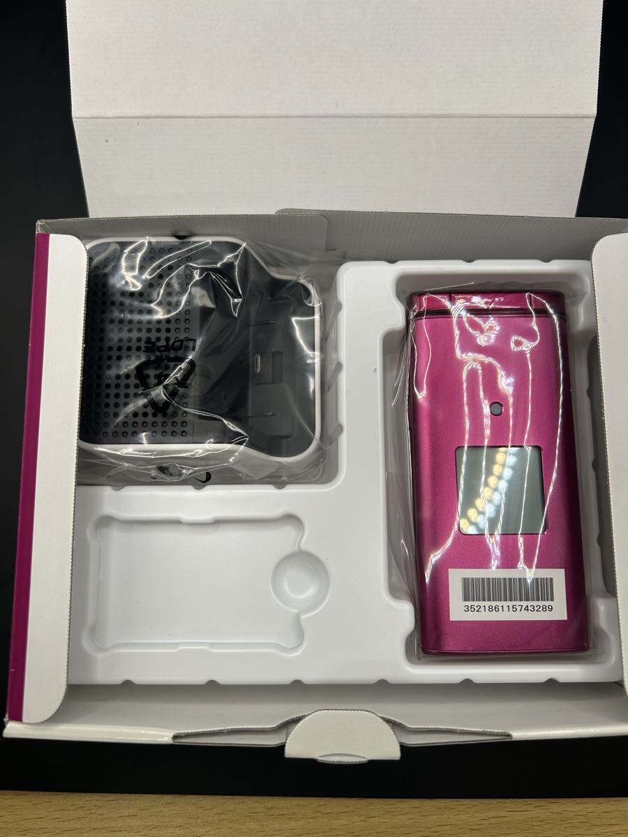 【新品未使用/SIMフリー】 au かんたんケータイ KYF38 ワインレッド 判定〇_画像2