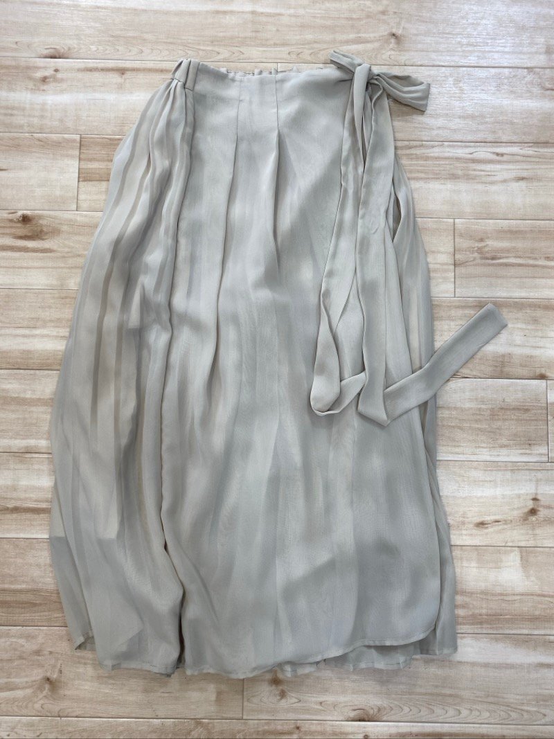 SHEENA DEL RAY ワンピース M RUIRUE BOUTIQUE スカート おまけ ブラウン花柄 総柄 ロング ミディ ミモレ フレア ☆ちょこオク☆80_画像4