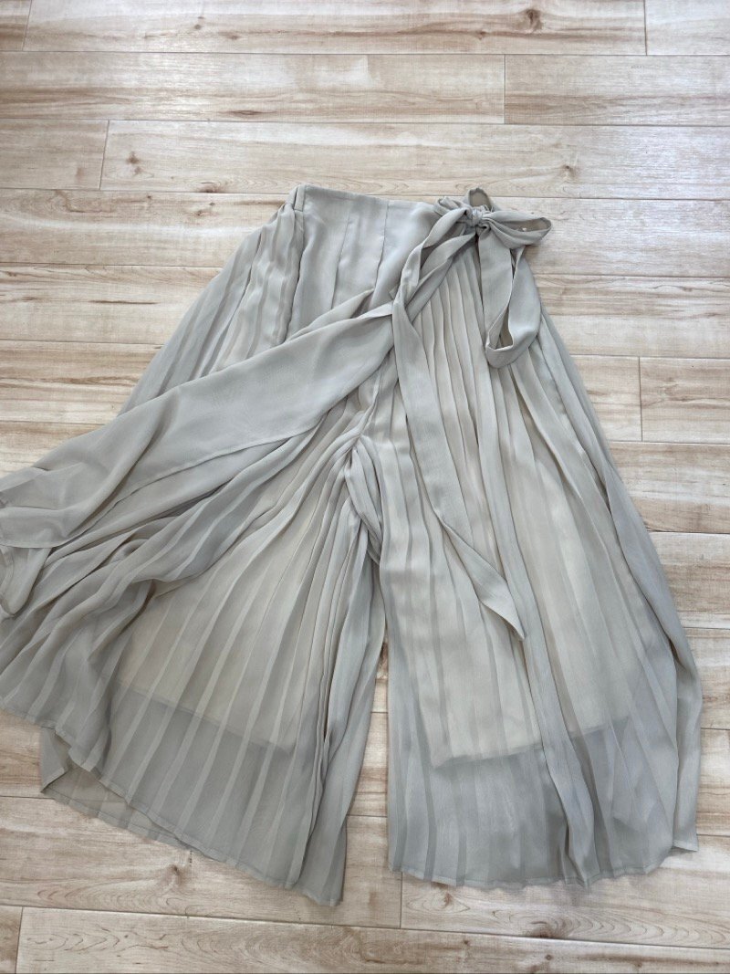 SHEENA DEL RAY ワンピース M RUIRUE BOUTIQUE スカート おまけ ブラウン花柄 総柄 ロング ミディ ミモレ フレア ☆ちょこオク☆80_画像5