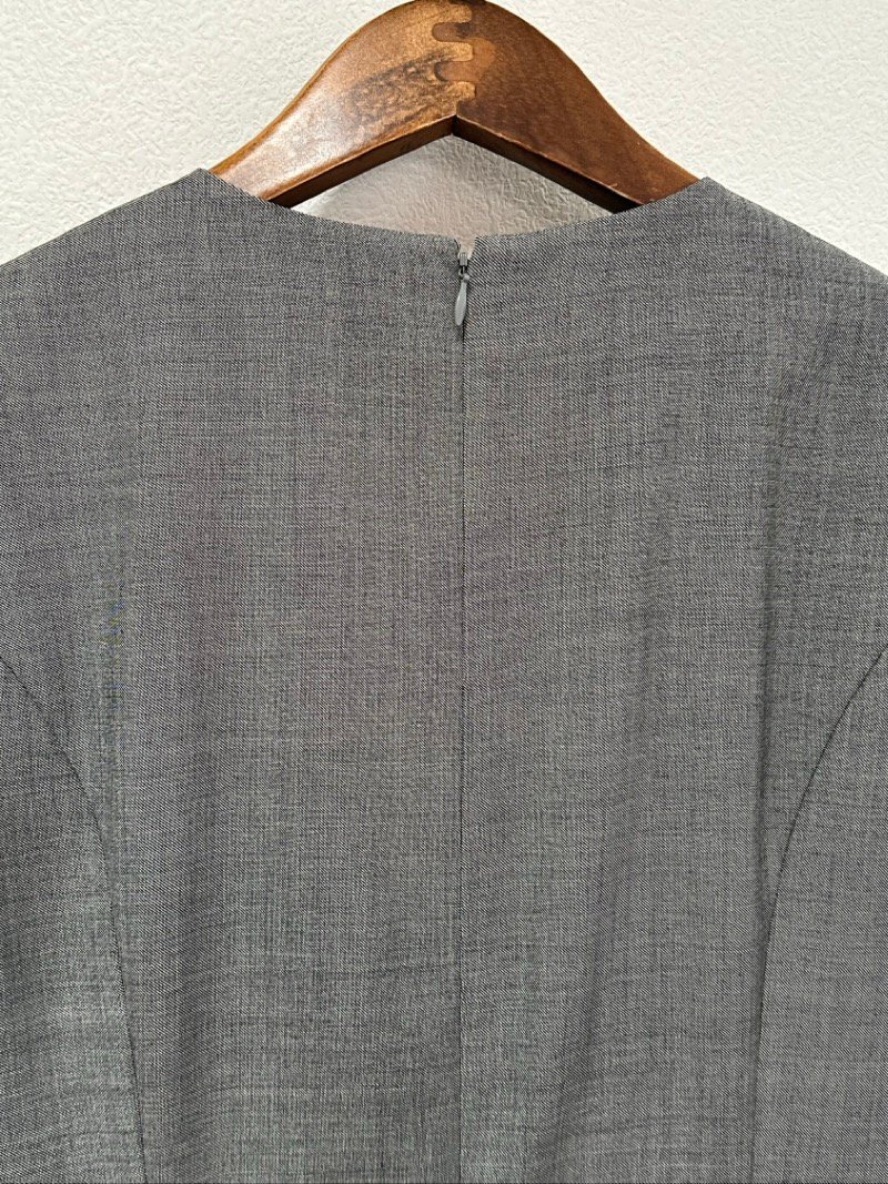 十仁プラザ セットアップ レディース グレー ワンピース ジャケット JujinPlaxaCOUTURE ☆ちょこオク☆服80_画像8