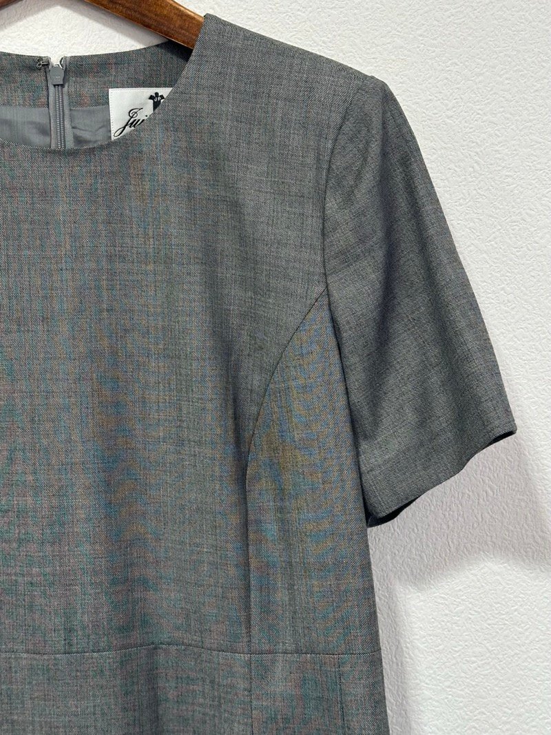 十仁プラザ セットアップ レディース グレー ワンピース ジャケット JujinPlaxaCOUTURE ☆ちょこオク☆服80_画像6