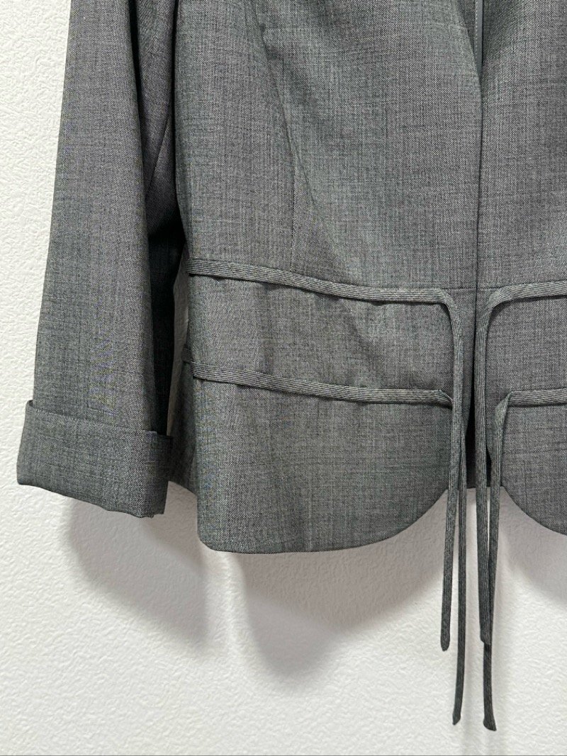 十仁プラザ セットアップ レディース グレー ワンピース ジャケット JujinPlaxaCOUTURE ☆ちょこオク☆服80_画像3