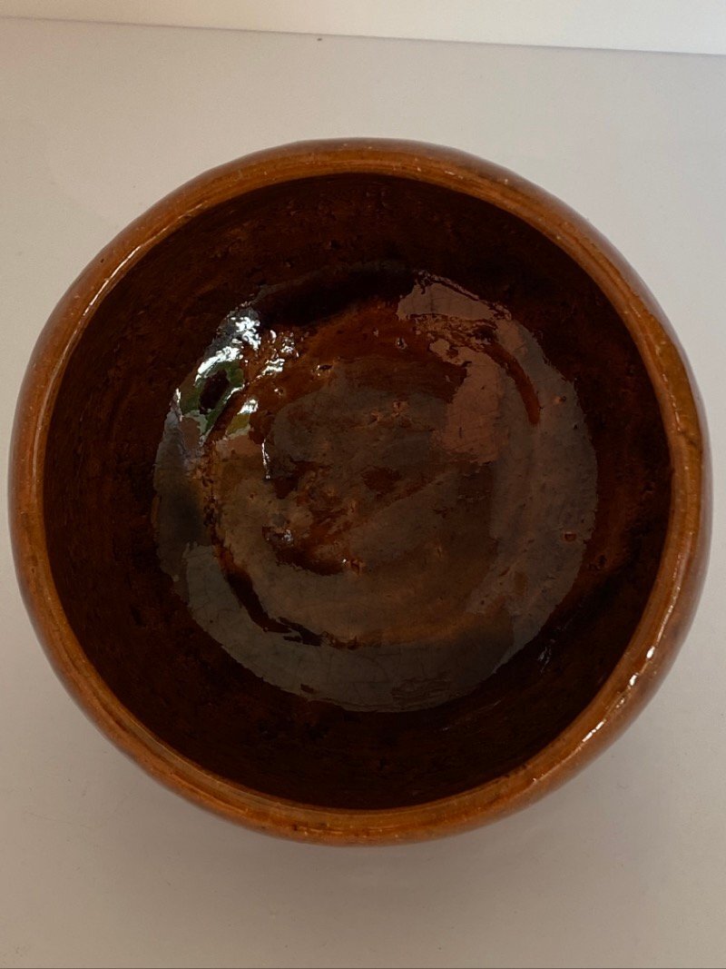 大樋 一平 飴釉 茶碗 抹茶碗 茶器 茶道具 ☆ちょこオク☆60_画像3