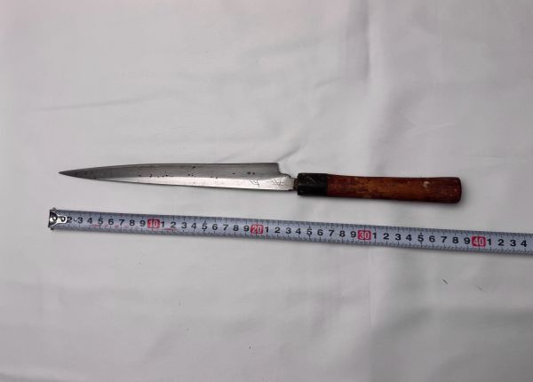  правильный книга@ общий головной офис японский кухонный нож правильный книга@ рыборазделочный нож лезвие миграция : примерно 240mm масса : примерно 134g