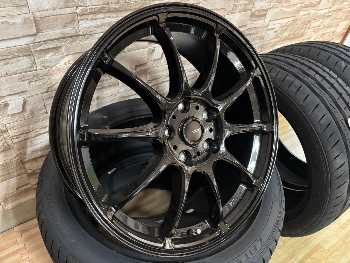 即納 展示品 Gスピード G-07 5H114.3 7.5J+48 2025年製 215/45R18 HANKOOK Laufenn Z FIT EQ LK03 マツダ3 ノア ヴォクシー プリウスα_画像3