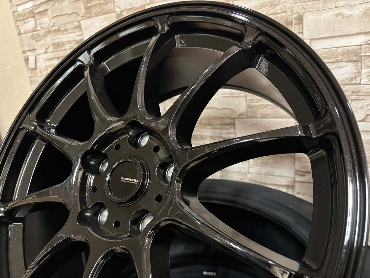 即納 展示品 Gスピード G-07 5H114.3 7.5J+48 2025年製 215/45R18 HANKOOK Laufenn Z FIT EQ LK03 マツダ3 ノア ヴォクシー プリウスα_画像5