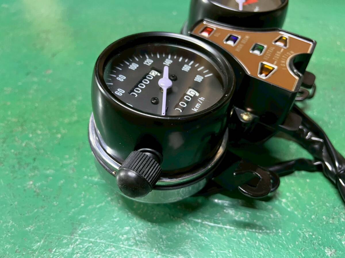 CM400 メーター リプロ/A 当時仕様CM250ホークCB250TスーパーホークCB400TバブCB250N CB350FメーターユニットASSY 純正TYPE CB400F CB400N_画像3