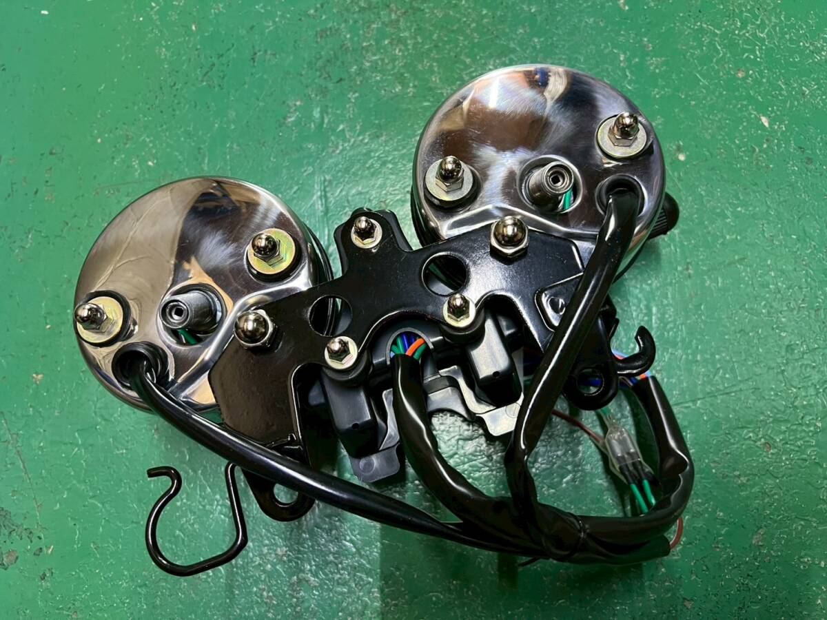 CM400 メーター リプロ/A 当時仕様CM250ホークCB250TスーパーホークCB400TバブCB250N CB350FメーターユニットASSY 純正TYPE CB400F CB400N_画像8