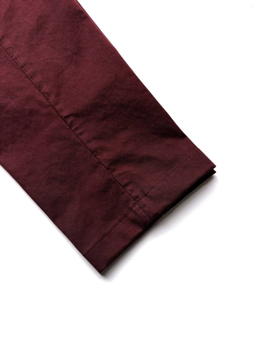 新品 インコテックス スラックス 32 M INCOTEX SLACKS SLIM FIT スリムフィット ボルドー 国内正規品 ルーマニア製_画像5