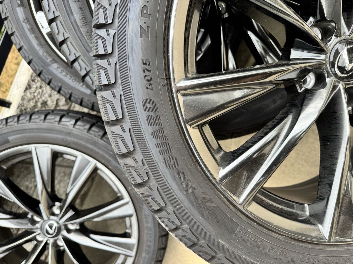 LEXUS レクサス NX 純正 アルミホイール NX350 NX350h NX450h+ 235/50R20 F-SPORT バリ山 Fスポーツ スタッドレス 売切 格安スタート_画像9