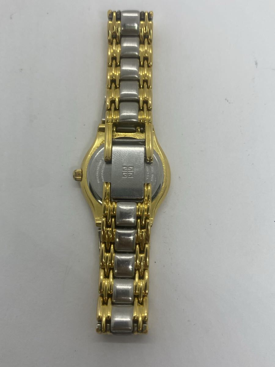 【E/K7016】GIVENCHY ジバンシー REG.MODEL クォーツ 腕時計 稼働品 可動品 ゴールド_画像5