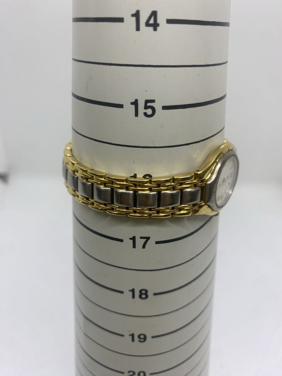 【E/K7016】GIVENCHY ジバンシー REG.MODEL クォーツ 腕時計 稼働品 可動品 ゴールド_画像9