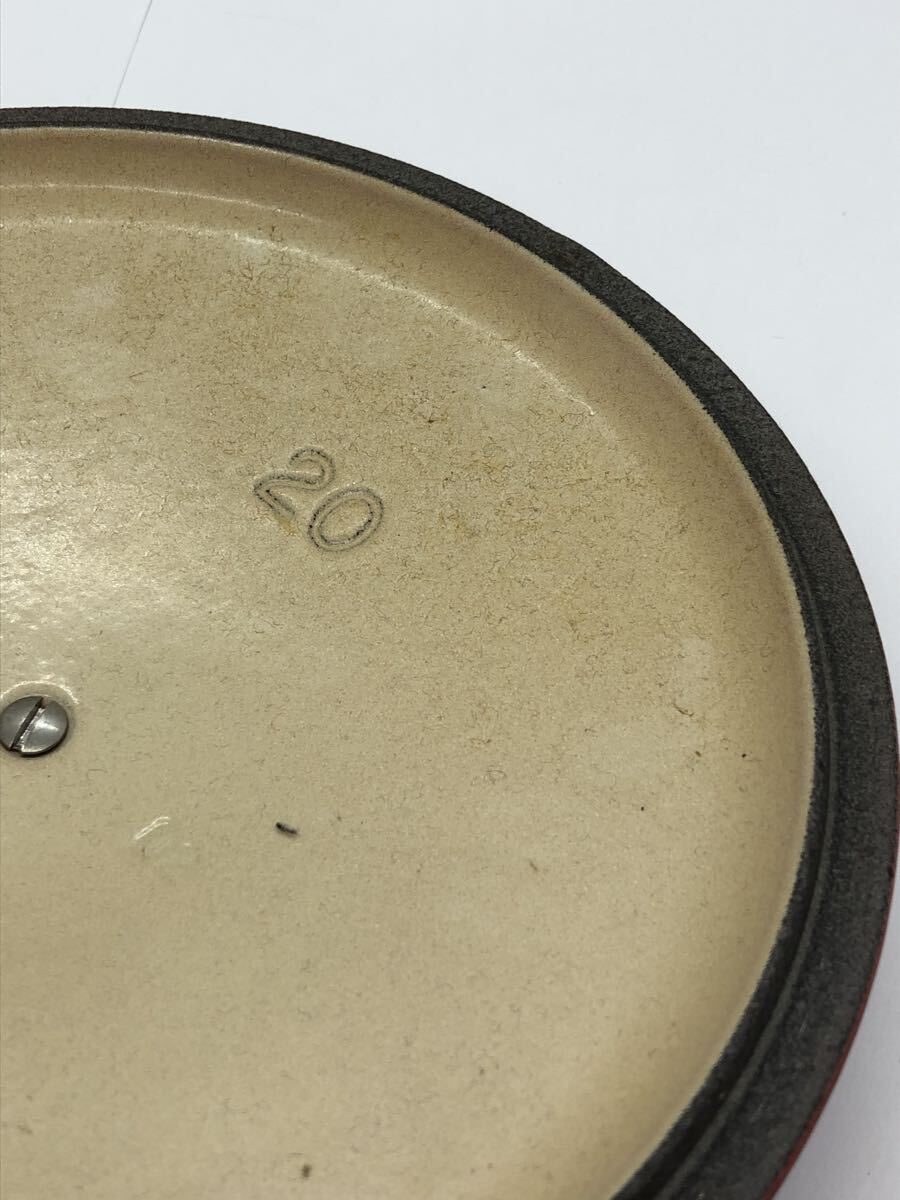 [A/0]LE CREUSETru Crew ze кастрюля с двумя ручками ko раскладушка красный 20cm кухонная утварь 