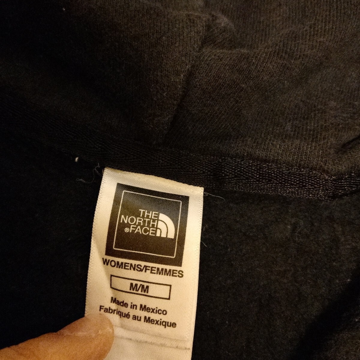 【入手困難】　ノースフェイス THE NORTH FACE アウトドア パーカー プルオーバー アメリカ古着 古着卸　秋冬　レディース　黒　ブラック_画像7