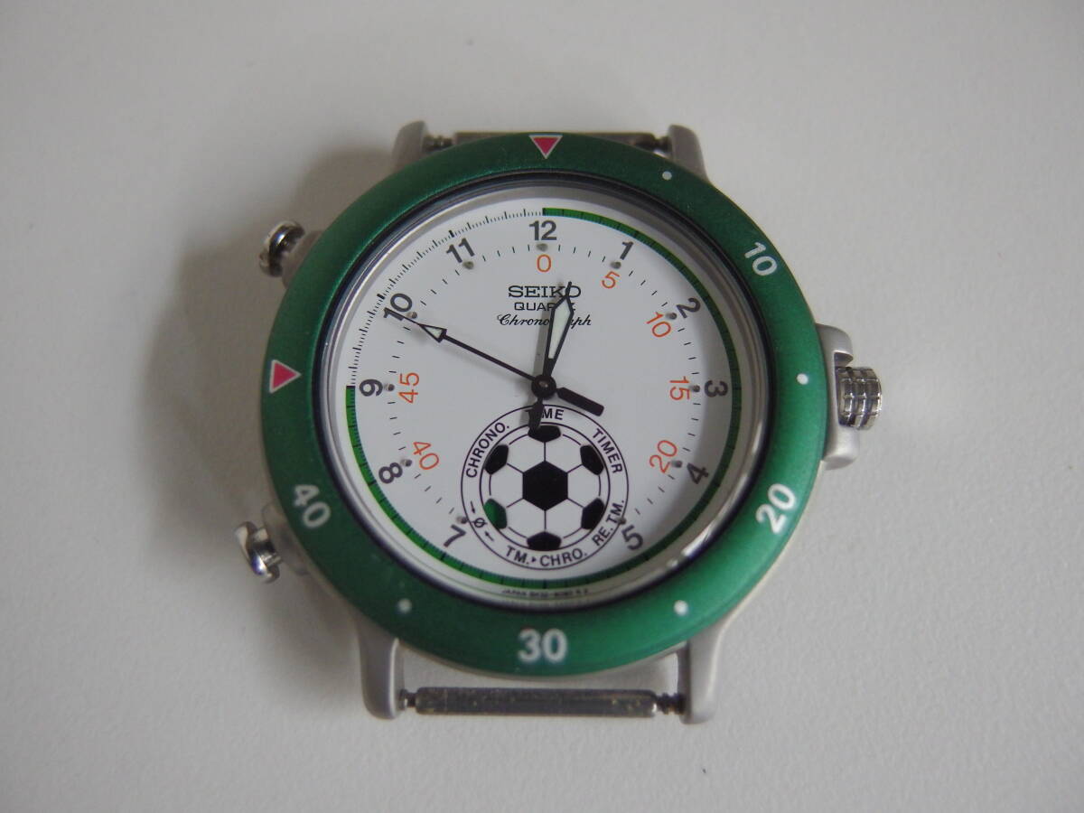 ◆1990年代 SEIKO セイコー タイムキーパー 8M32 ジャンク不動品！ サッカータイマー　FCタイマー_画像1