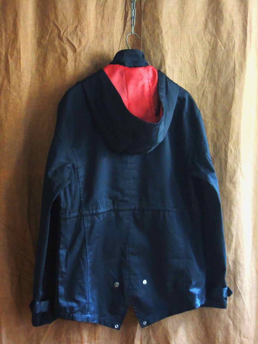 RAFFRULE ラフルール US ARMY 米軍 M-51モチーフ 黒 ブラック ジップアップパーカー モッズコート モッズパーカー フィッシュテール 古着_画像5