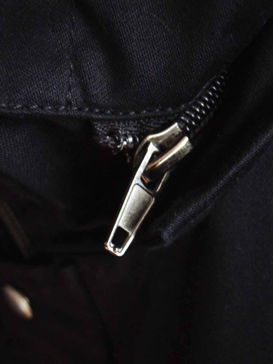 RAFFRULE ラフルール US ARMY 米軍 M-51モチーフ 黒 ブラック ジップアップパーカー モッズコート モッズパーカー フィッシュテール 古着_画像4