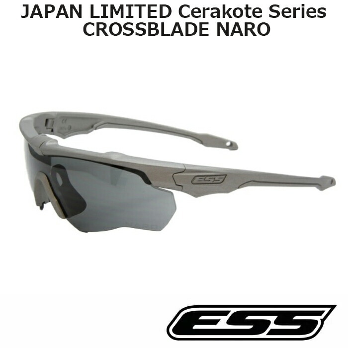 【正規販売店】ESS EE9034-105 チタニウム / スモークグレイ JAPAN LIMITED Cerakote Series CROSSBLADE NARO_画像1