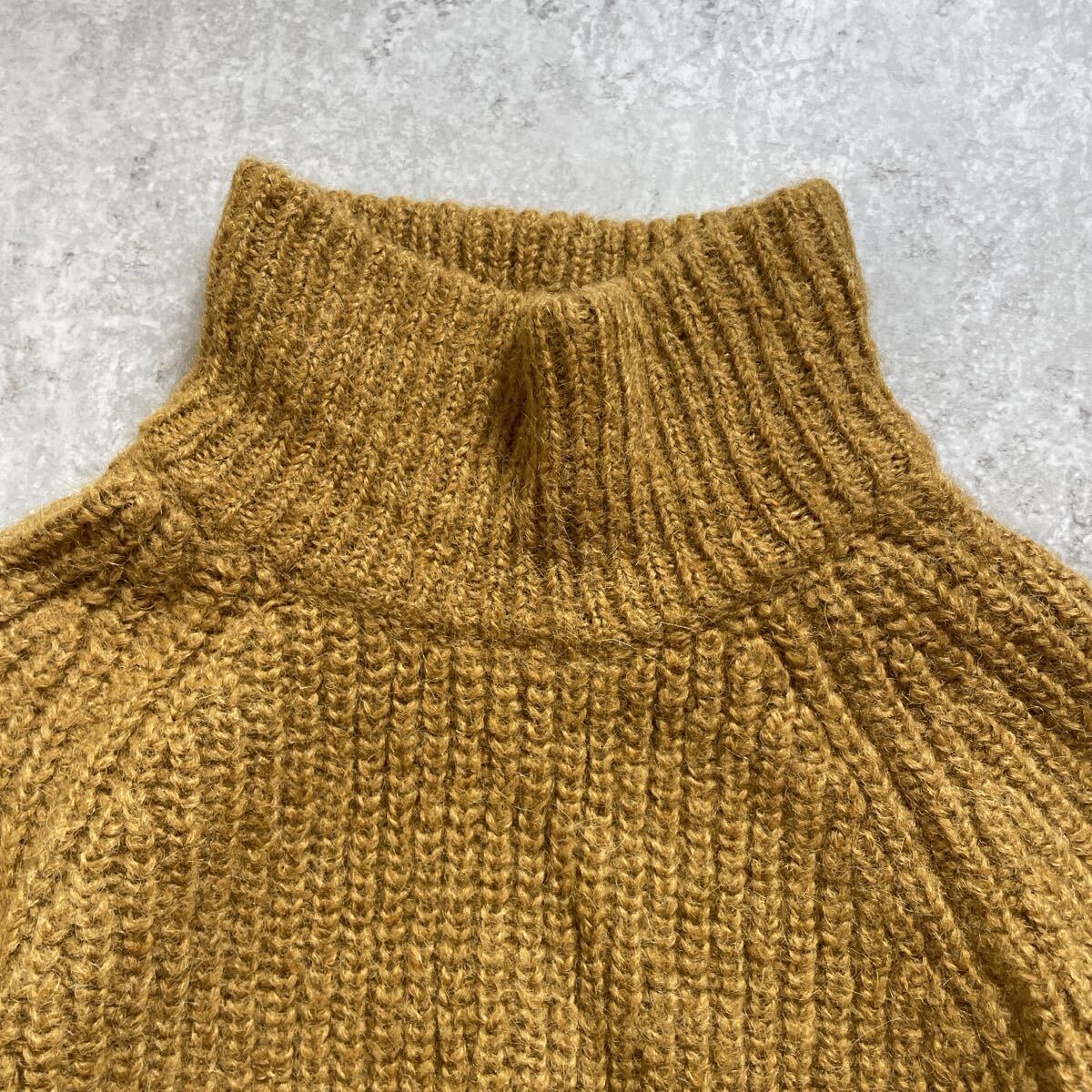 イエナラブークル　ニット　セーター　プルオーバー　アルパカ　モヘヤ　ハイネック　ざっくり編み　ゆったり　_画像9