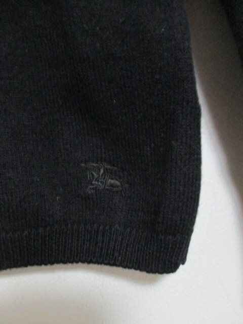 BURBERRY バーバーリー 黒ハイネックニット(USED)110525②si_画像3