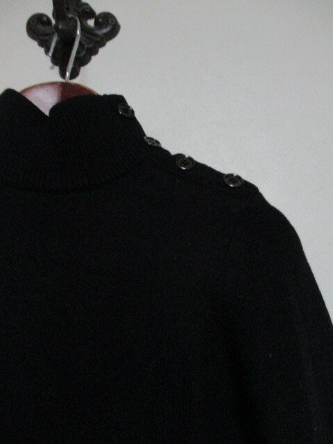 BURBERRY バーバーリー 黒ハイネックニット(USED)110525②si_画像2