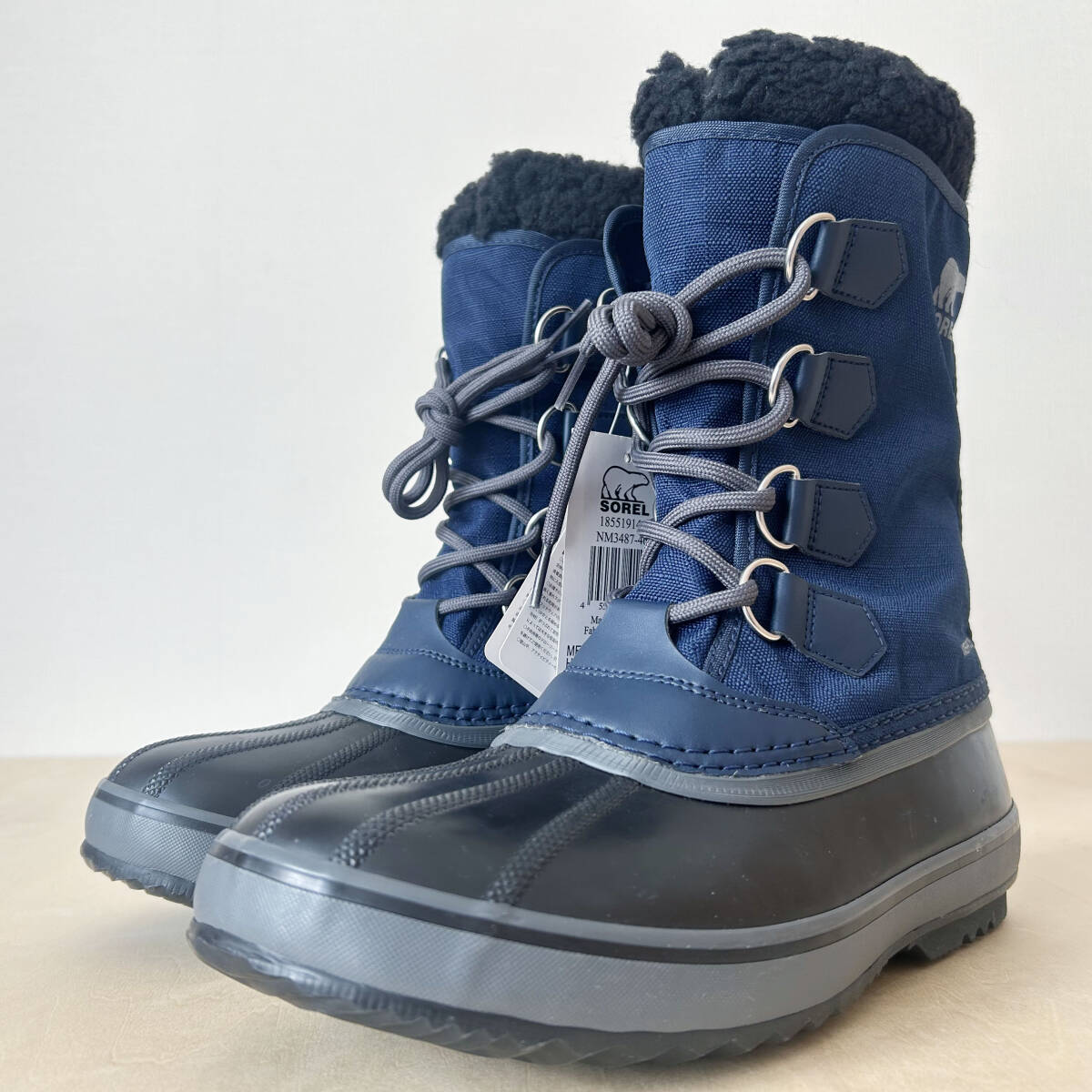 【新品特価】26cm ソレル SOREL 1964 パックナイロン 1964 PAC NYLON WP COLLEGIATE NAVY/BLACK US8/26cm NM3487-465 スノーブーツ メンズ_画像2