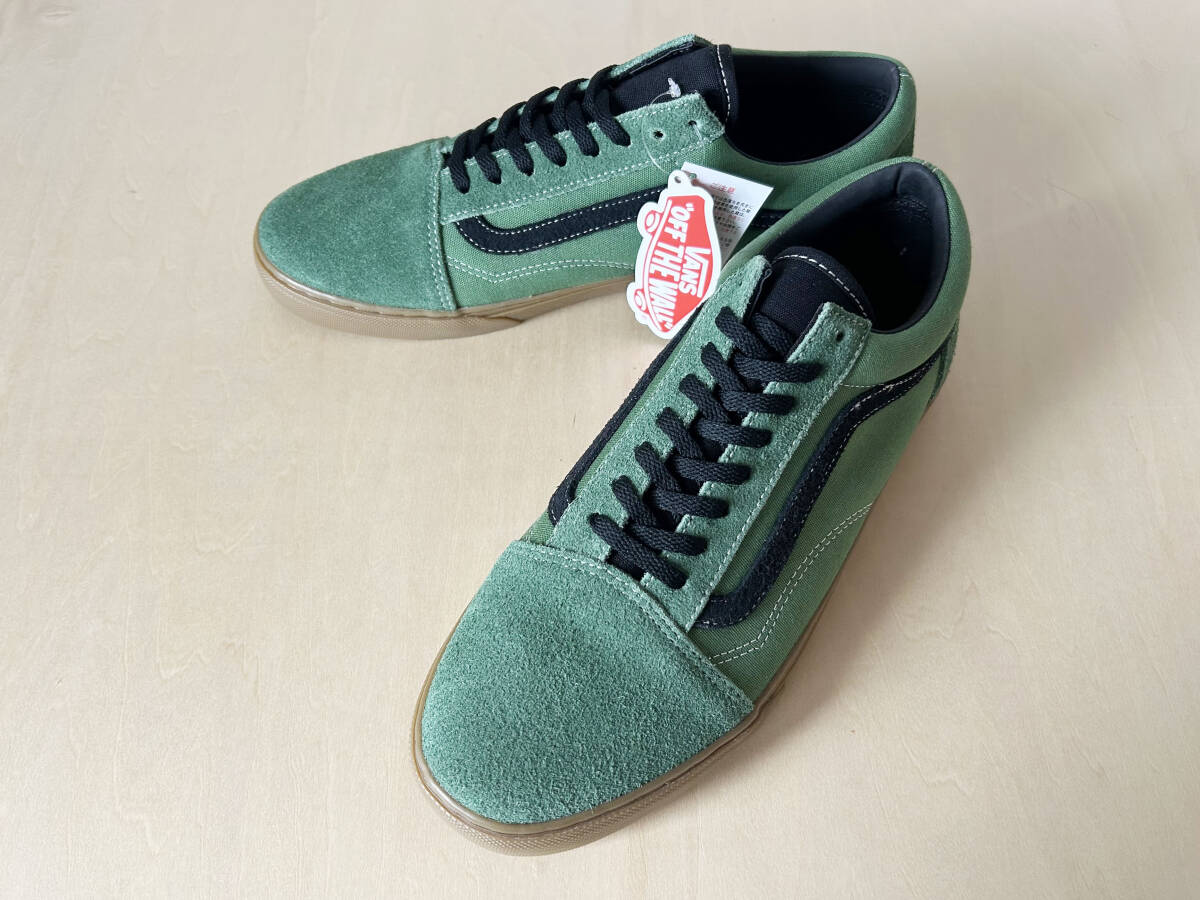 27cm жевательная резинка подошва Vans Old school VANS OLD SKOOL GREEN/GUM US9/27cm V36CF GUM
