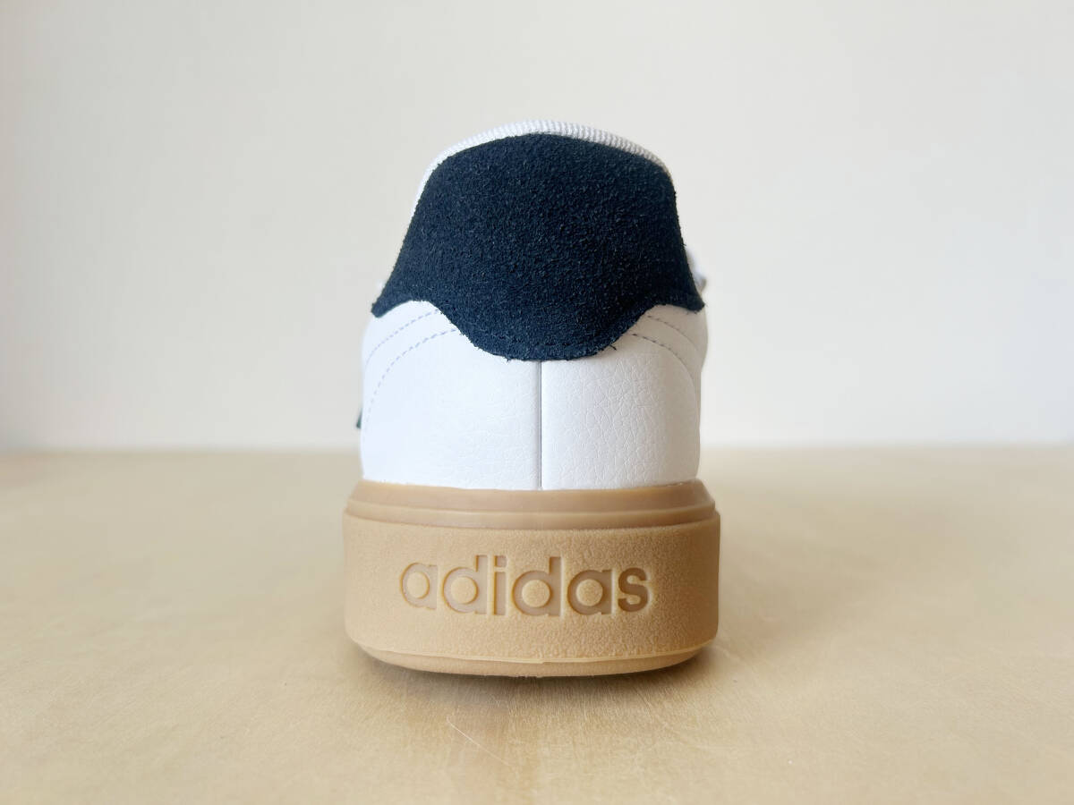 [1 иен новый товар ]26.5cm Adidas пальто блок M adidas COURTBLOCK M WHITE/BLACK/GUM US8.5/26.5cm JS4116
