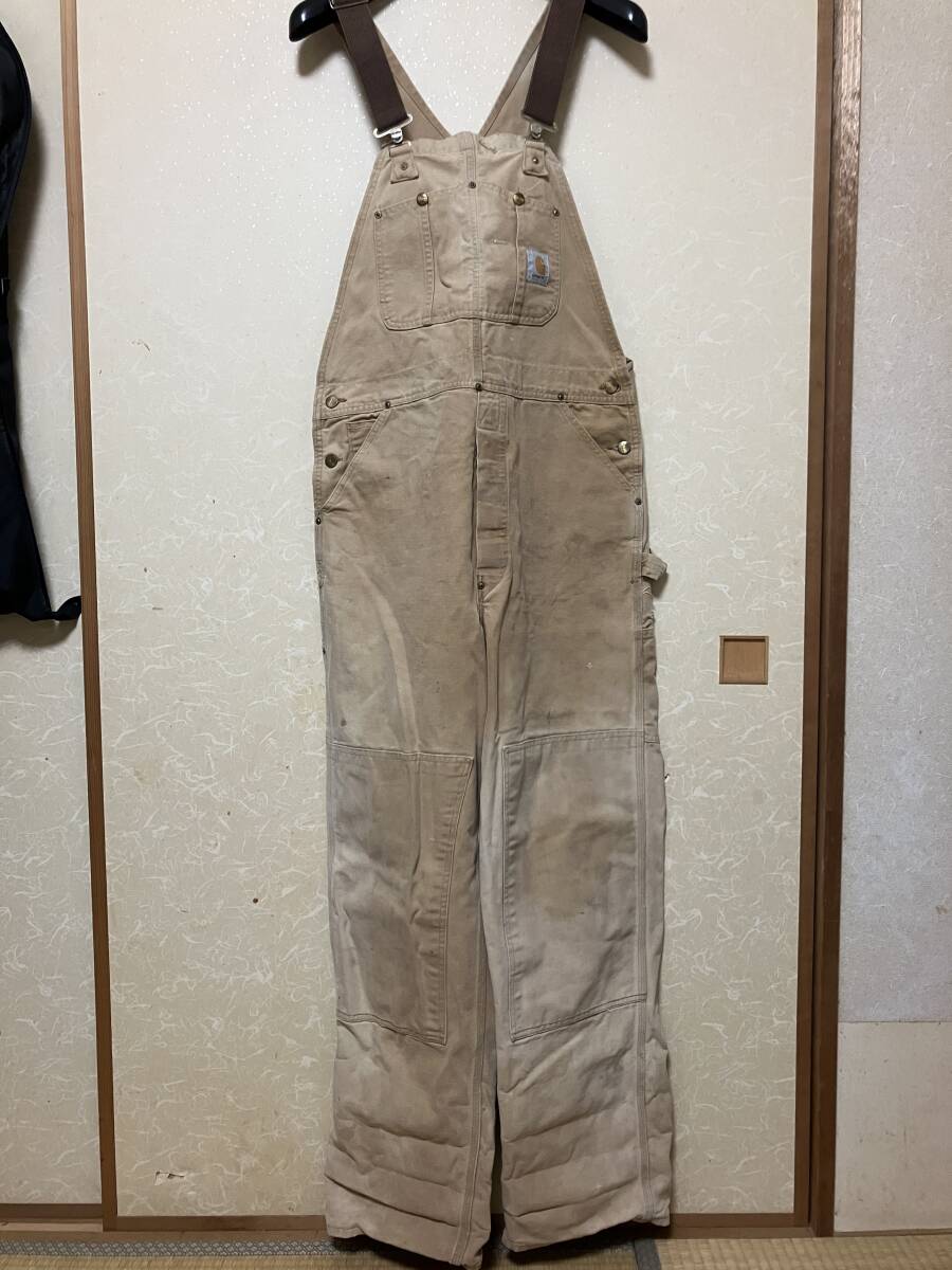 【USA製 90s〜00s】Carhartt カーハート ダックオーバーオール _画像2