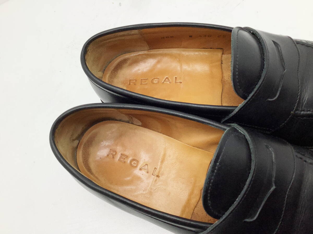 【良品】REGAL リーガル ★ W436 ペニーローファー Made in Japan 25 ★_画像5