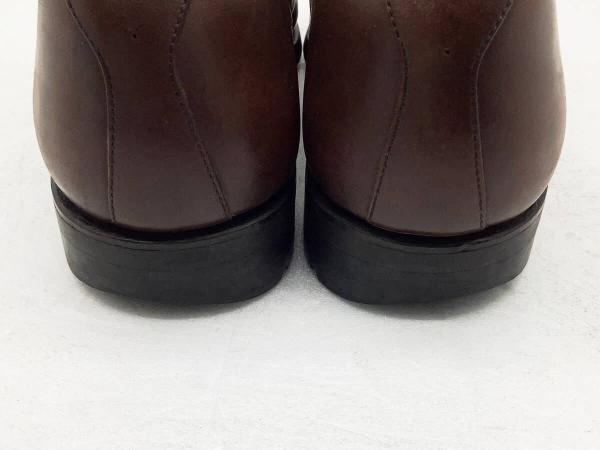 【良品】SCOTCH GRAIN スコッチグレイン ★ シャインオアレイン 内羽ストレートチップドレス グッドイヤー製 Made in Japan 25.5 ★_画像4