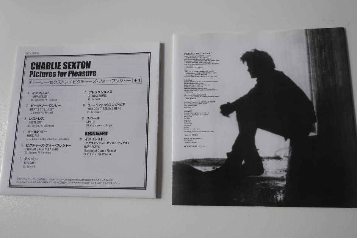チャーリー・セクストン / Charle Sexton : ピクチャーズ・フォー・プレジャー+1(紙ジャケット仕様) _画像3
