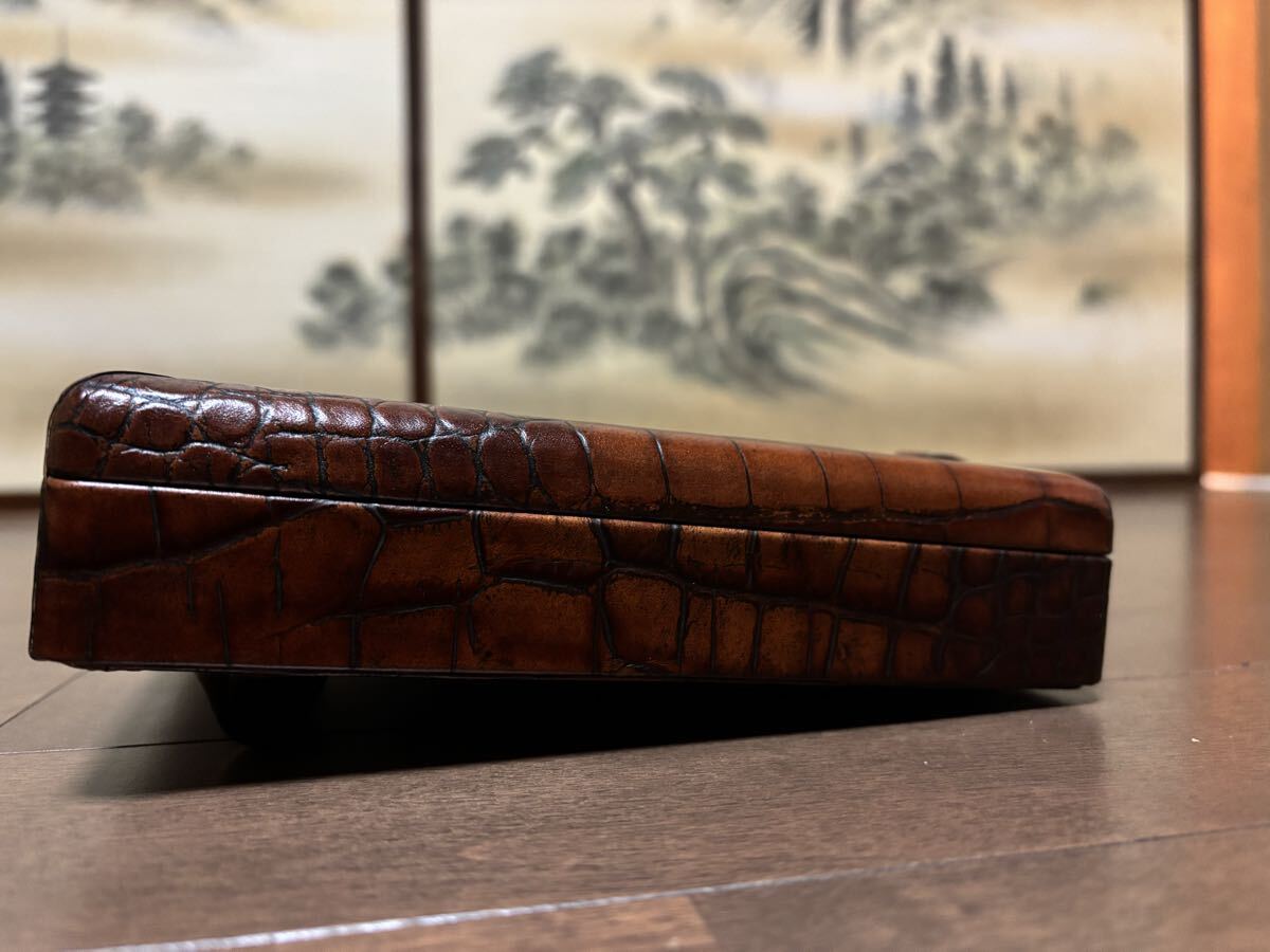 Rossi da Vinci 腕時計　収納ケース　コレクションケース　ワニ皮似 ウォッチボックス_画像4