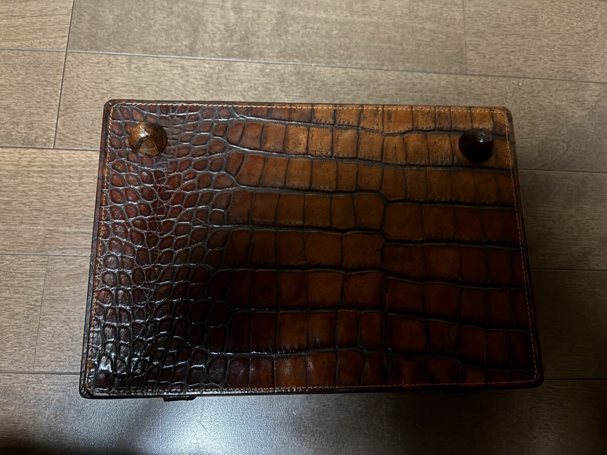 Rossi da Vinci 腕時計　収納ケース　コレクションケース　ワニ皮似 ウォッチボックス_画像6