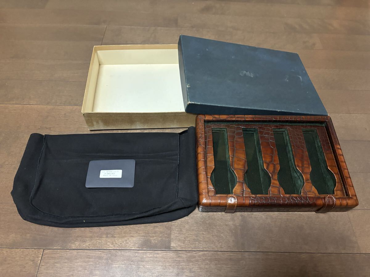 Rossi da Vinci 腕時計　収納ケース　コレクションケース　ワニ皮似 ウォッチボックス_画像8