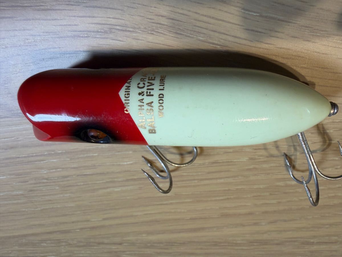 バルサ50 Wアンクルスミス 送料無料 ハンドメイドルアー トップウォータールアー_画像2