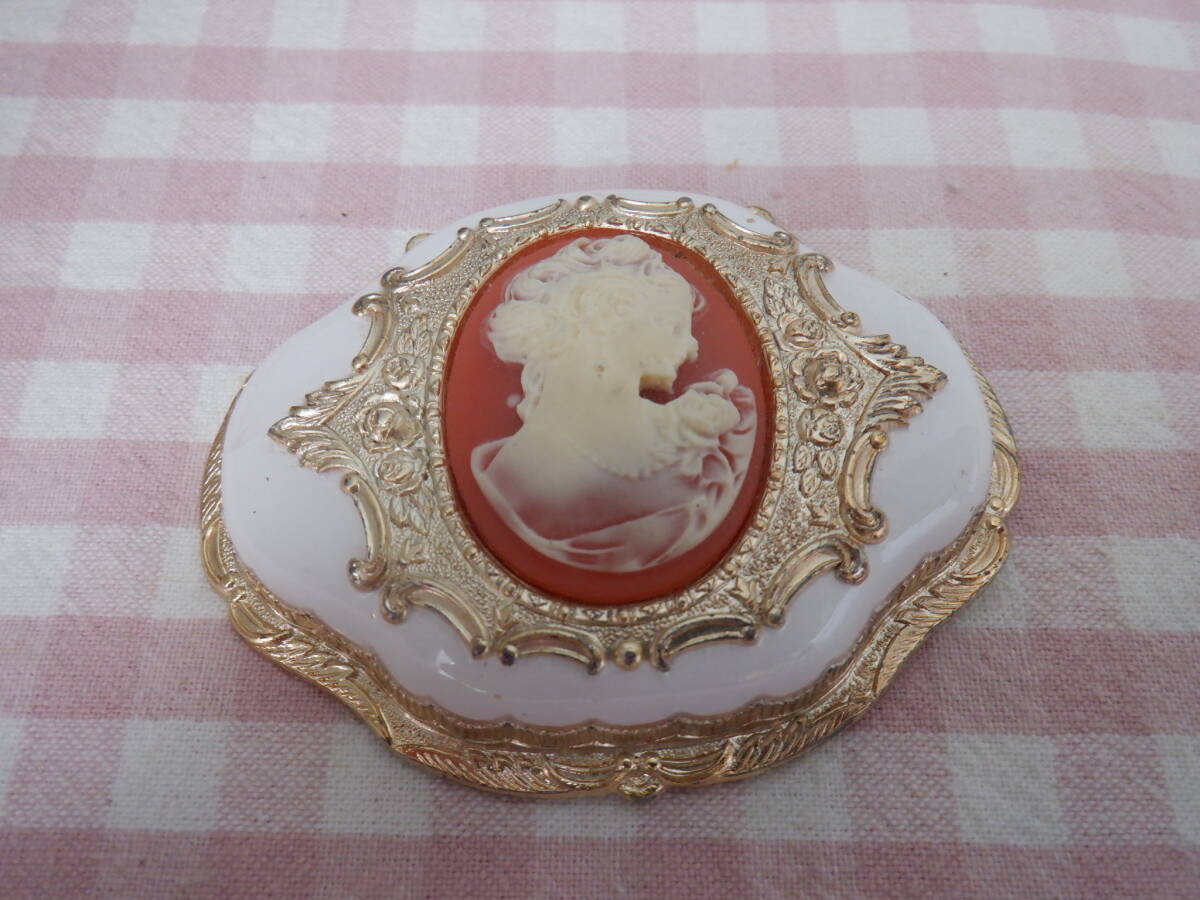 E10[ драгоценнный камень коробка. крышка камея. скульптура музыкальная шкатулка имеется утиль запад античный . орнамент товар ]~ шарнир повреждение поэтому, крышка часть только 