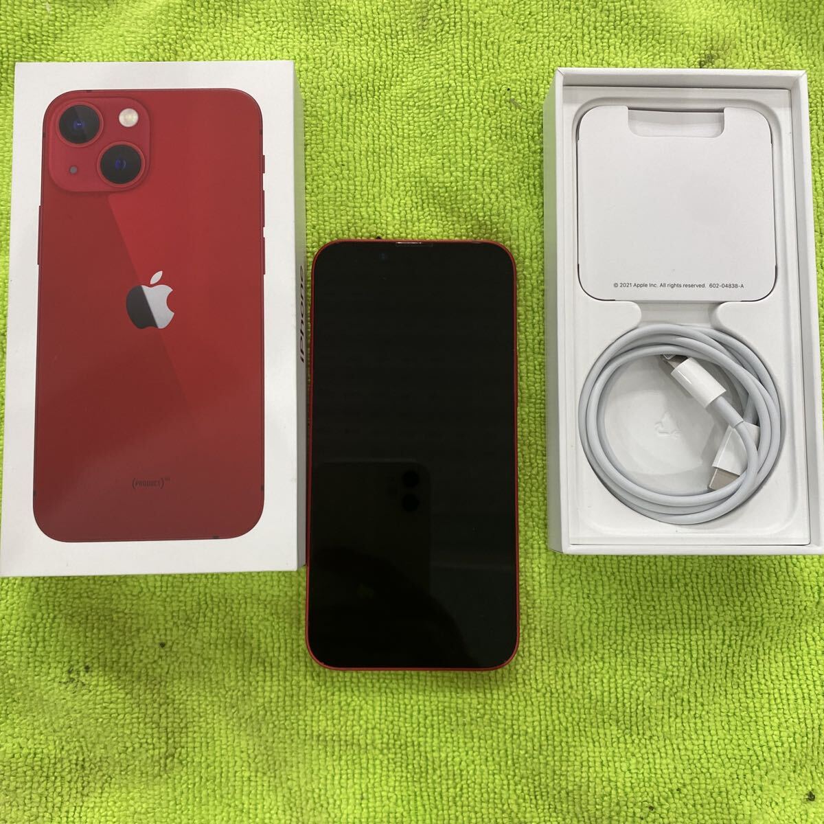 Apple Apple iPhone iPhone 13 mini 128GB SIM свободный SIM блокировка нет максимальный аккумулятор емкость 94% RED красный смартфон мобильный телефон 