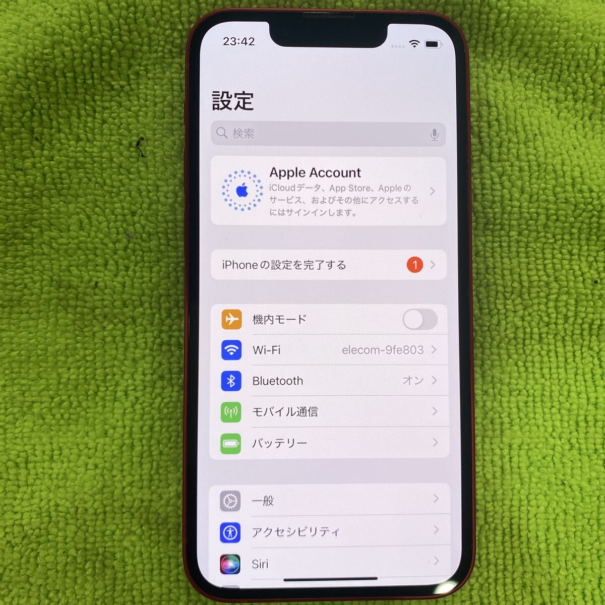 Apple Apple iPhone iPhone 13 mini 128GB SIM свободный SIM блокировка нет максимальный аккумулятор емкость 94% RED красный смартфон мобильный телефон 