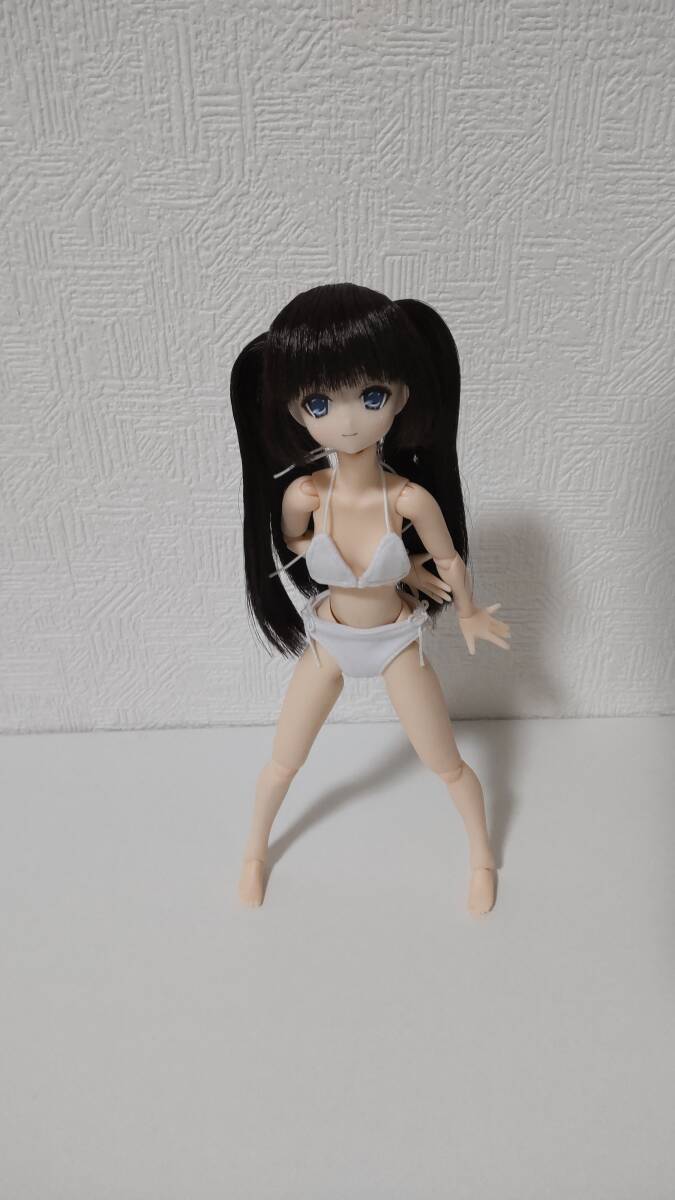 azone　アゾン　1/6 水着　Q'z紐ビキニset キューズボディ　ピュアニーモ　用　ホワイト　_画像3