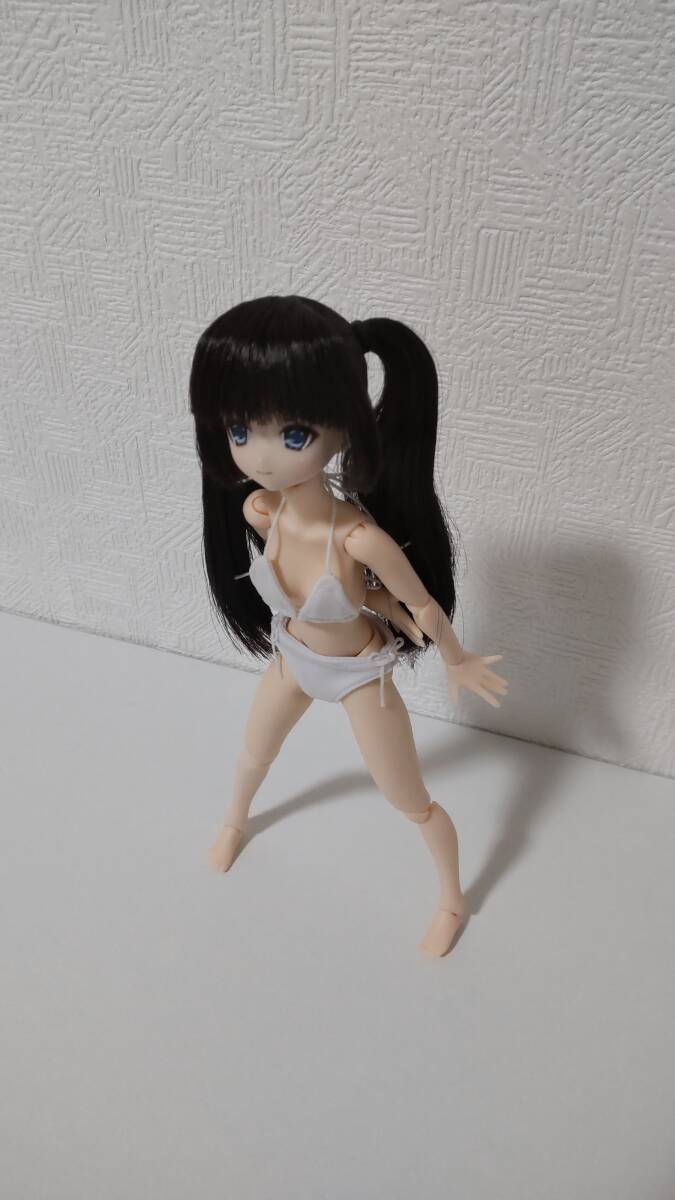 azone　アゾン　1/6 水着　Q'z紐ビキニset キューズボディ　ピュアニーモ　用　ホワイト　_画像4