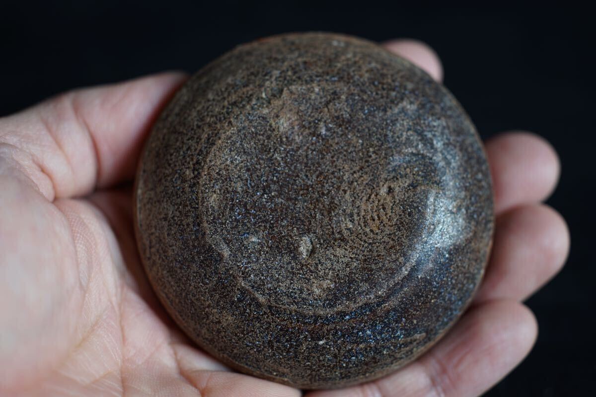 [ departure . специальный выпуск ] персик гора - Edo первый период Mino металлический .... крышка видеть установить чашечка для сакэ flat чашечка для сакэ sake кубок departure . товар .. рука 