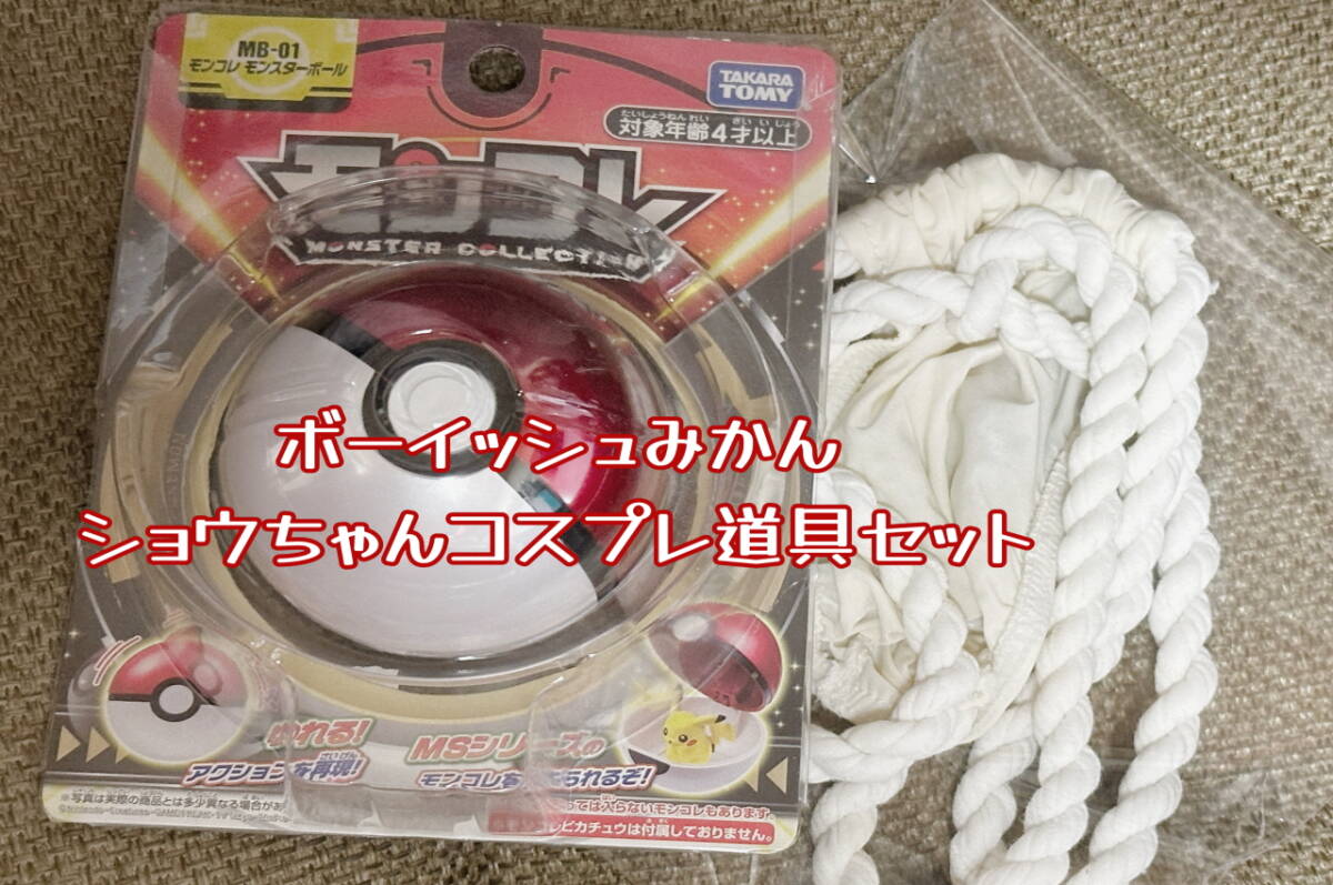 ボーイッシュみかん　アルセウス　ショウちゃんコスプレ　あのポケボールとふんどしのセット_画像1