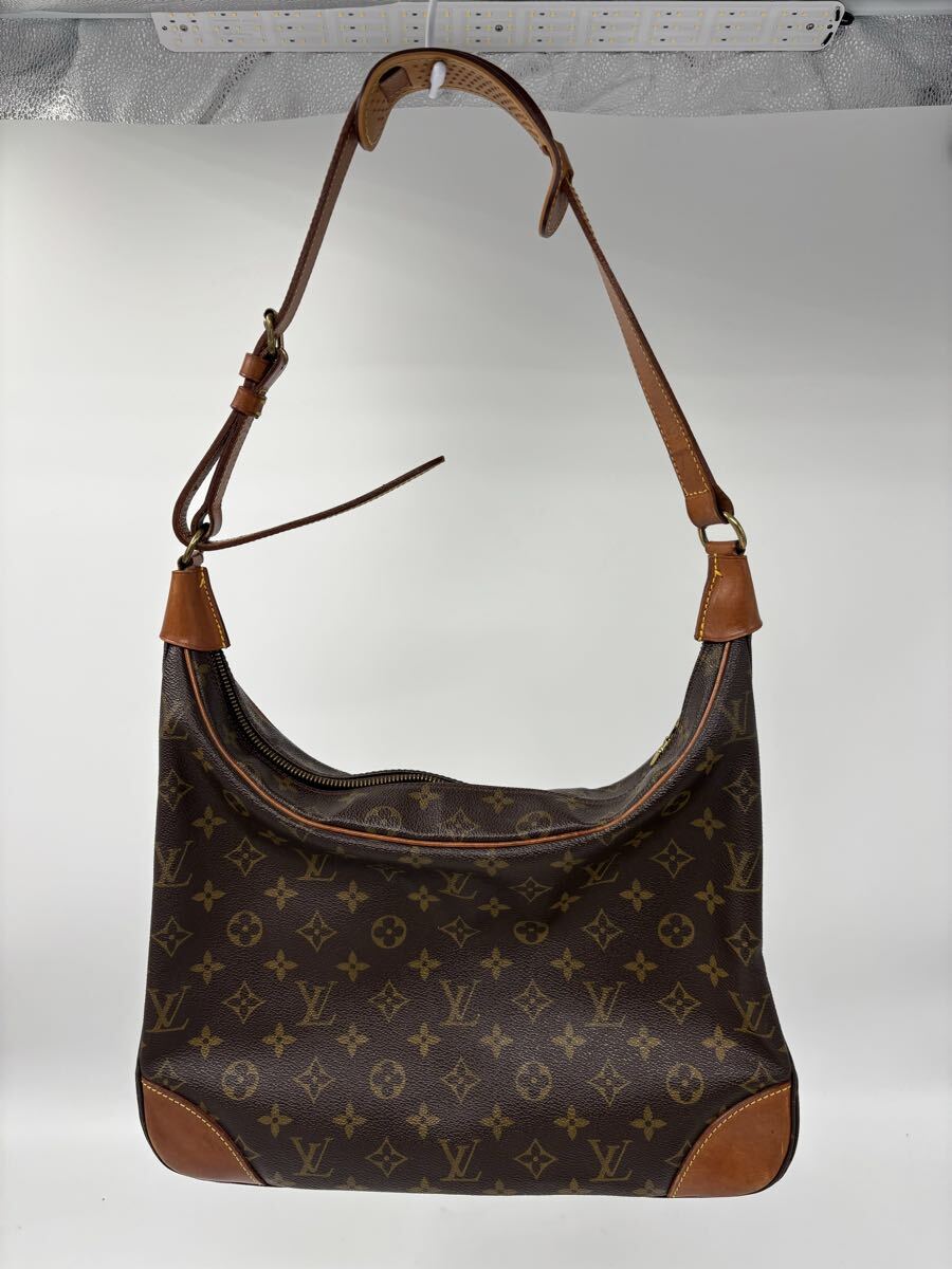 LOUIS VUITTON ルイヴィトン モノグラム ブローニュ35 ショルダーバッグ レザー バッグ_画像1
