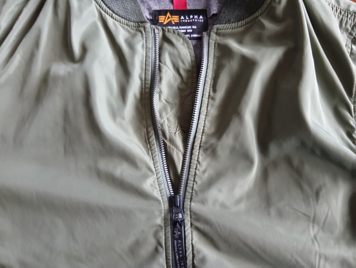 ALPHAアルファL2-B フライトジャケット MA-1_画像5