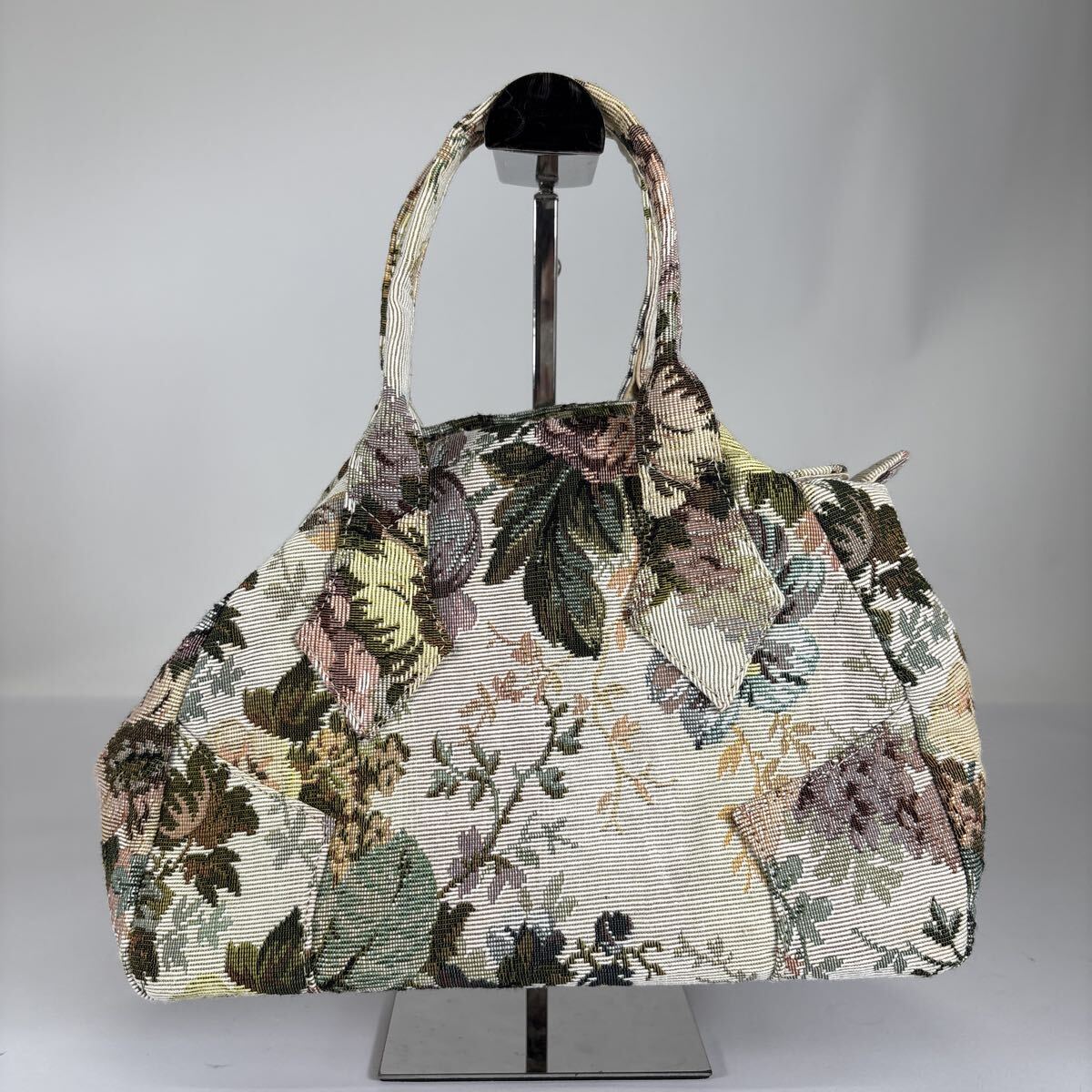 2510M38 Vivienne Westwood Vivienne * Westwood ручная сумочка большая сумка цветочный принт ручная сумка женский сумка текущее состояние товар 